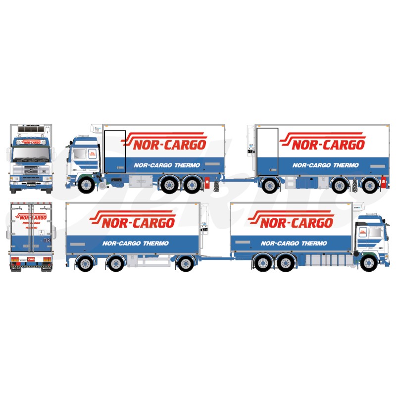 Tekno Volvo F12 globetrotter Nor-Cargo