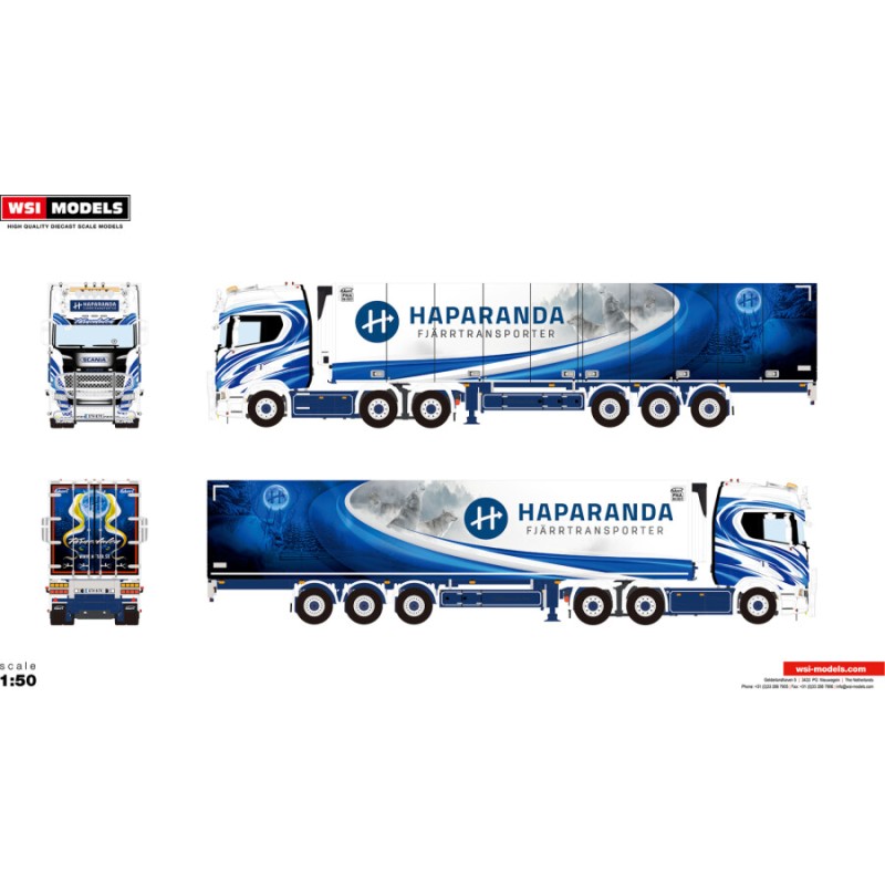 WSI Scania NGS S highline 6x2 Haparanda Fjärrtransporter