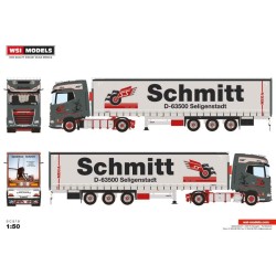 WSI DAF XG+ 4X2 Schmitt met Huifoplegger