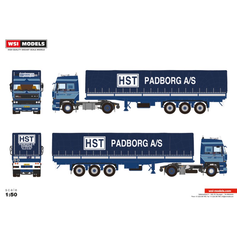 WSI DAF 3300 SPACE CAB 4X2 HST PADBORG