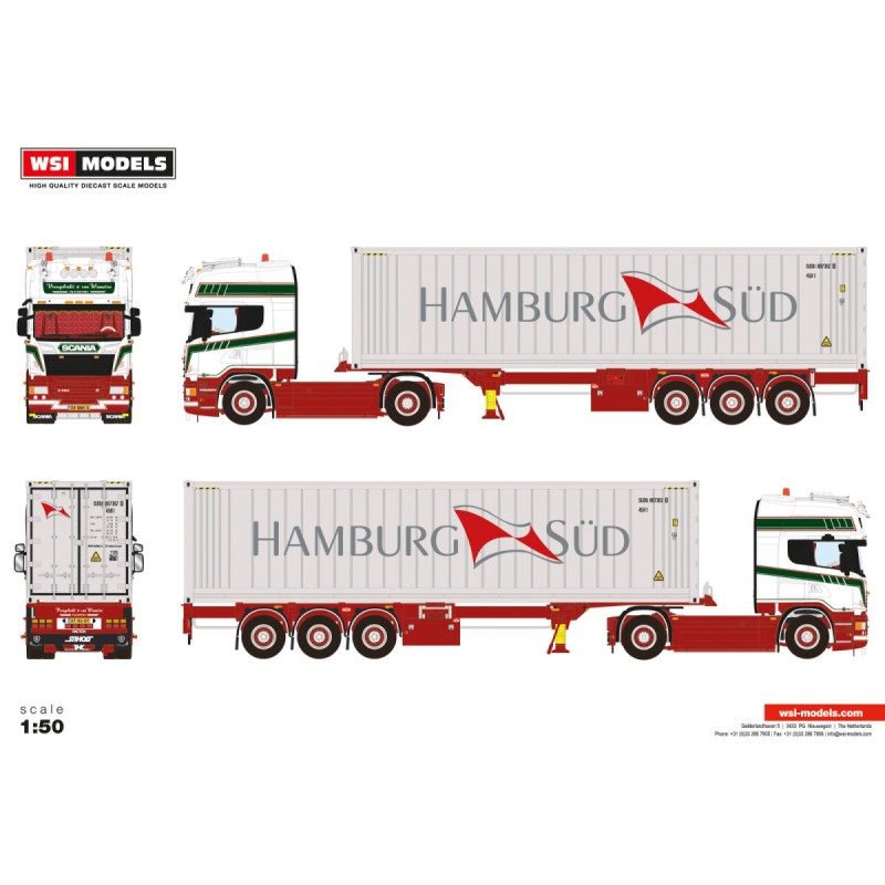 WSI SCANIA STREAMLINE TOPLINE 4X2 VREUGDENHIL & VAN WAMELEN