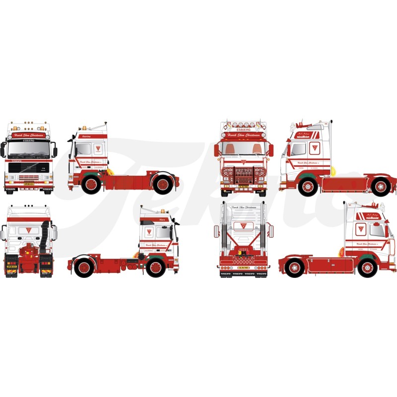 TEKNO Volvo F16 Globetrotter & Volvo FH16 Globetrotter XL Henrik Skov Christensen