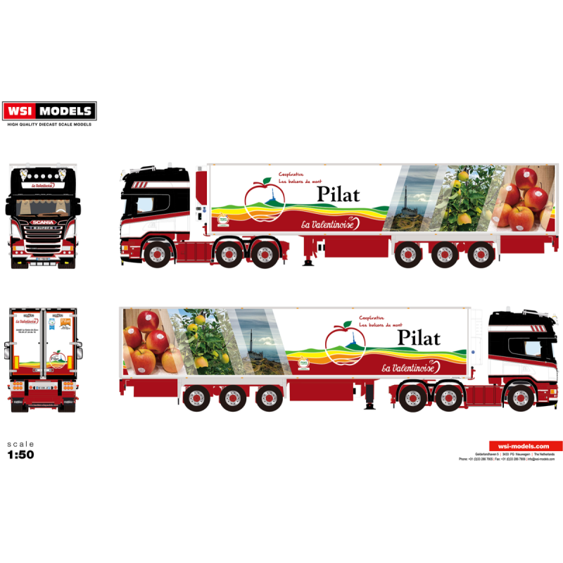 WSI Scania Streamlinie Topline 6X2 LA VALENTINOISE