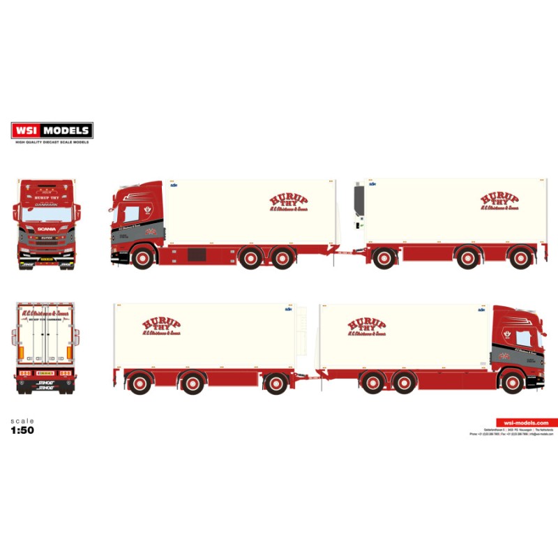 WSI SCANIA R HIGHLINE CR20H N.C. CHRISTENSEN & SONNER
