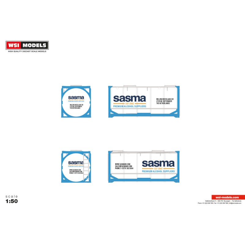 WSI 20FT TANK CONTAINER SASMA B.V