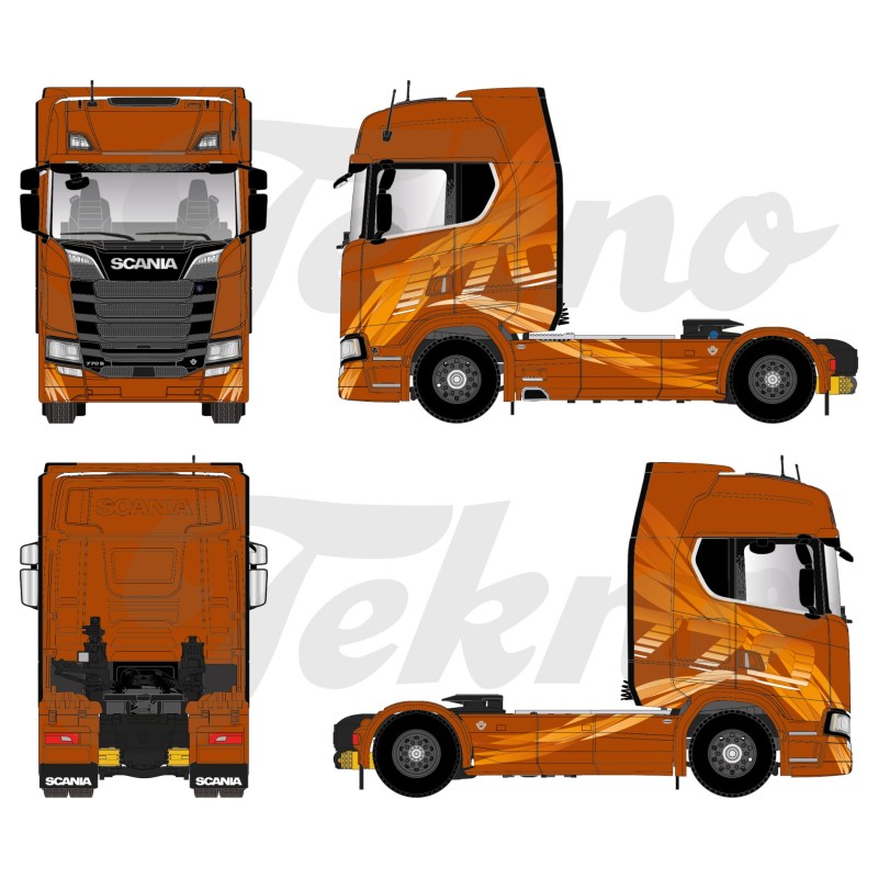 Tekno Scania Next Gen Highline 4x2  Scania Fire