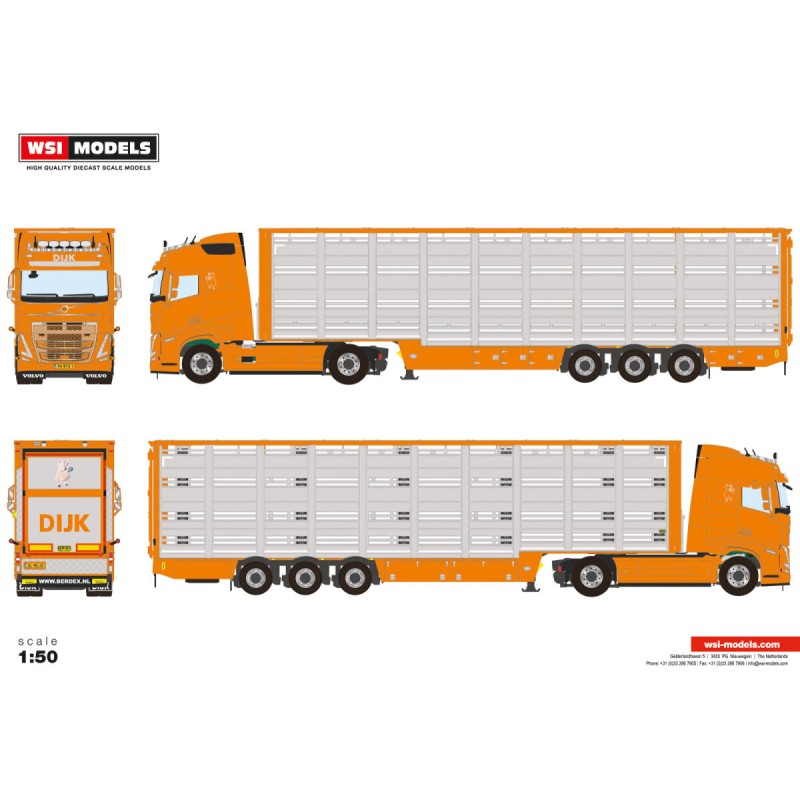 WSI VOLVO FH5 GLOBETROTTER 4X2 VAN DIJK