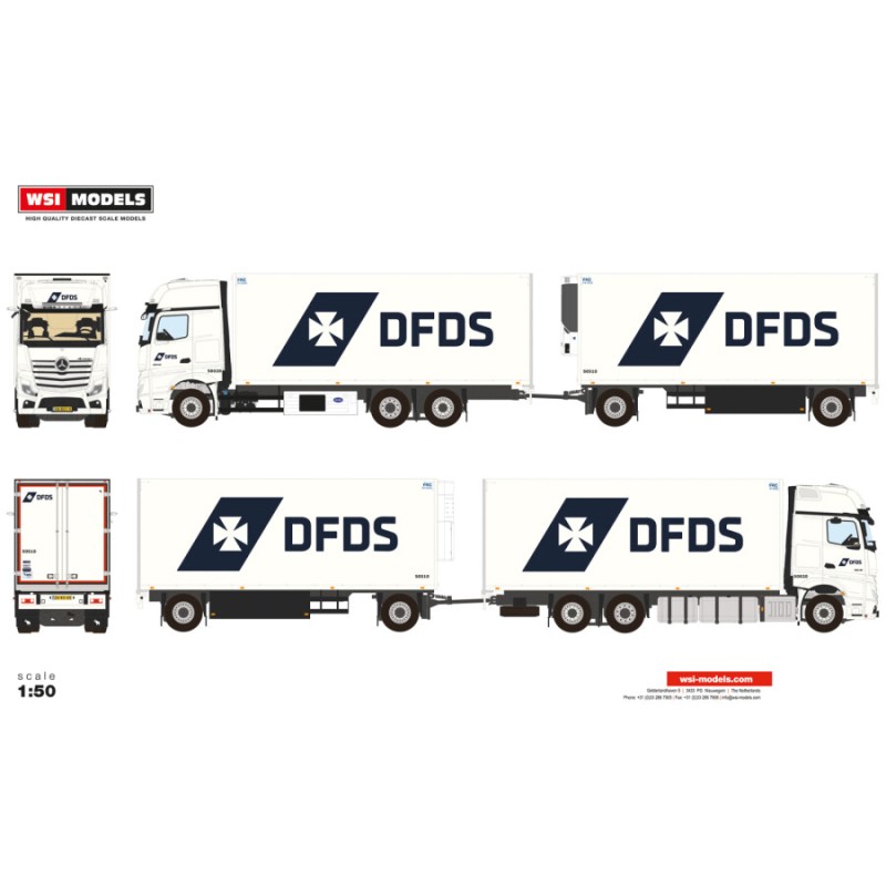WSI MERCEDES-BENZ ACTROS MP5 DFDS