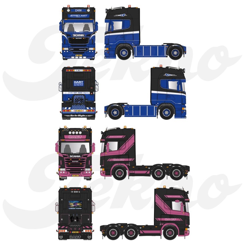 Tekno Set van 2 trekkers Hart Transport