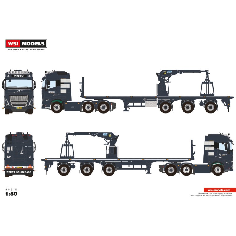 WSI VOLVO FH5 GLOBETROTTER FEREX SOLID BASE