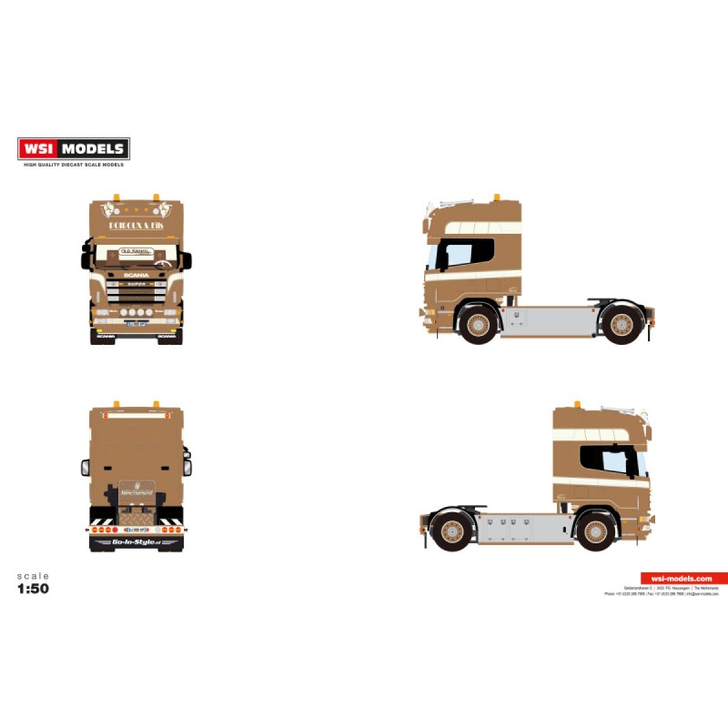 WSI SCANIA 4 SERIES TOPLINE 4X2 Poiroux & Fils