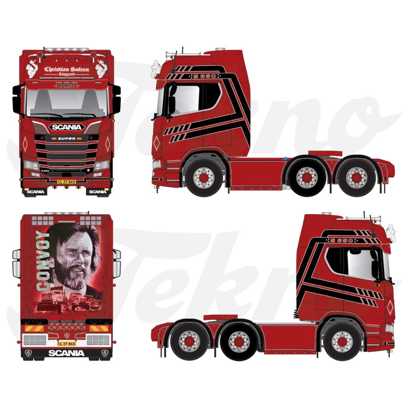 Tekno Scania NGS R650 highline 6x2 Christian Soleen
