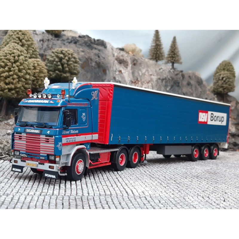 Tekno Scania 143 M 450 topline 6x4 Knud Nielsen