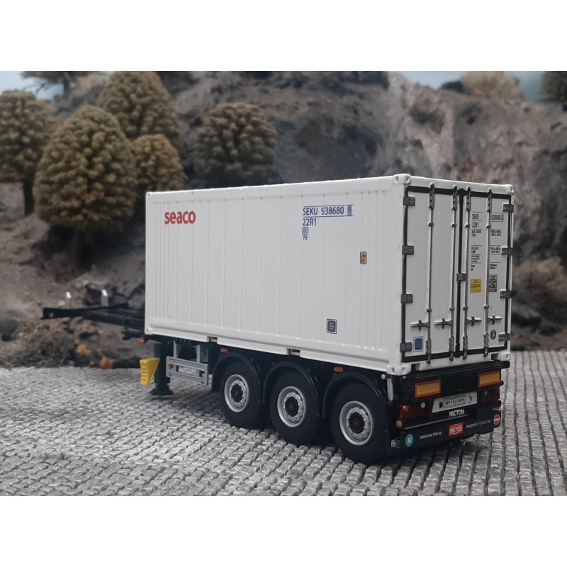 WSI flexichassis met 20ft Seaco reefer