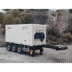 WSI flexichassis met 20ft Seaco reefer