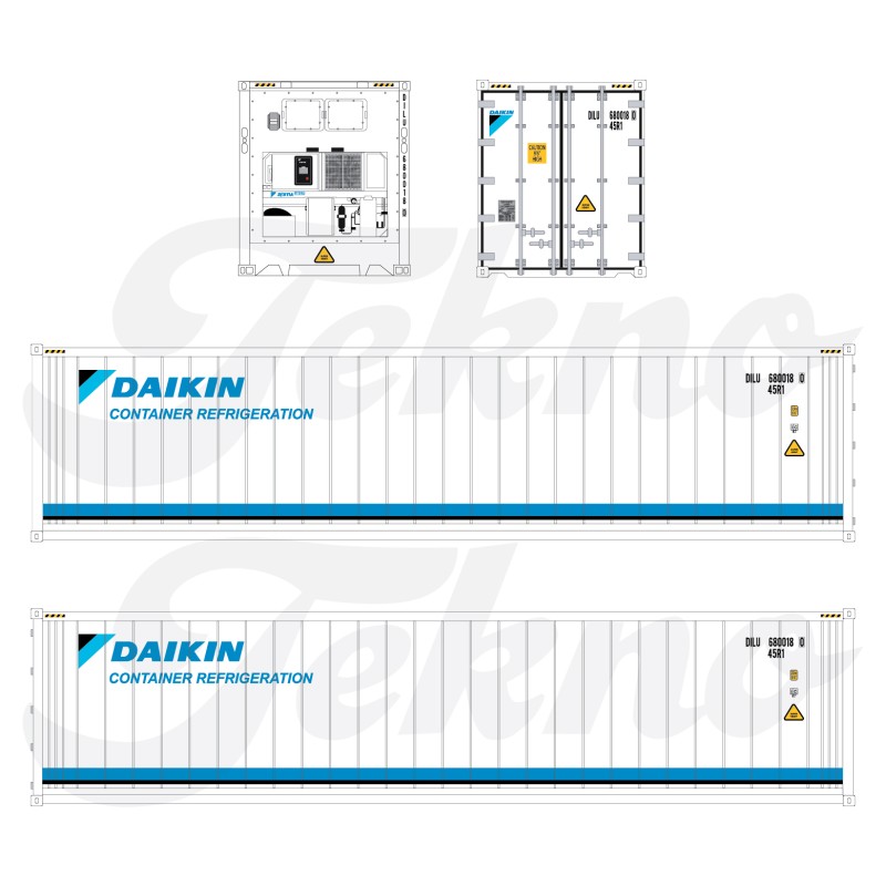 Tekno 40ft. reefer container Daikin