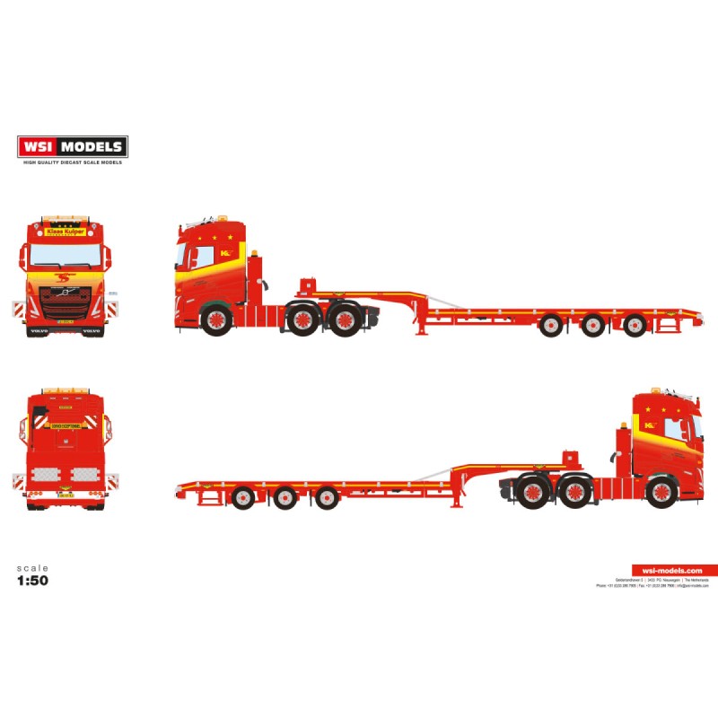 WSI VOLVO FH5 GLOBETROTTER 6X2 Klaas Kuiper Transport