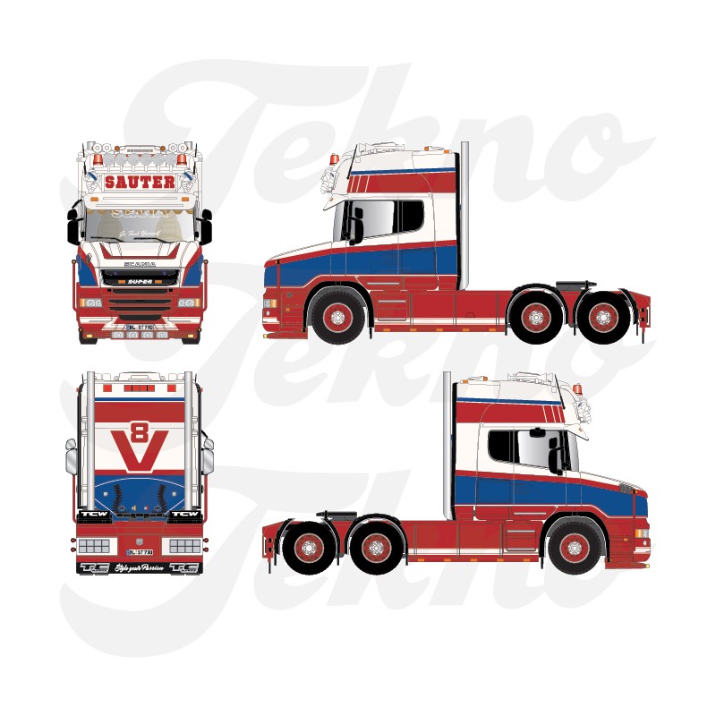 Tekno Scania Torpedo Topline Sauter