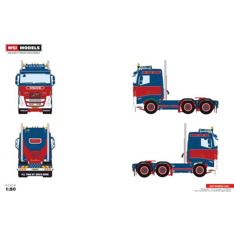WSI VOLVO FH5 SLEEPER CAB 6X2 M. van de Vooren Transport