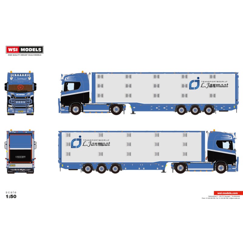 WSI SCANIA S HIGHLINE CS20H Transportbedrijf L. Janmaat