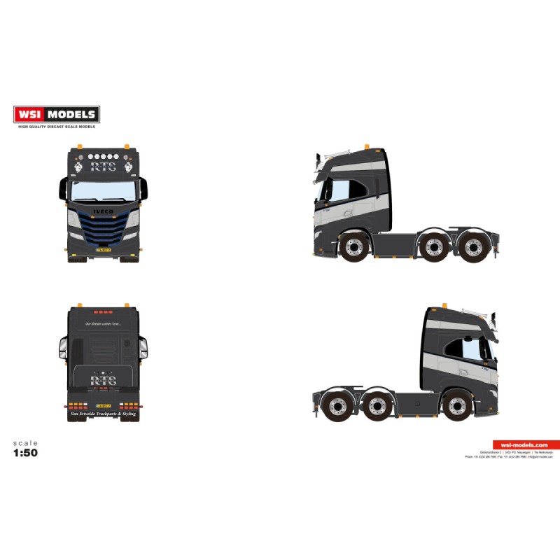 WSI IVECO S-WAY AS HIGH 6X2 RTS Transport