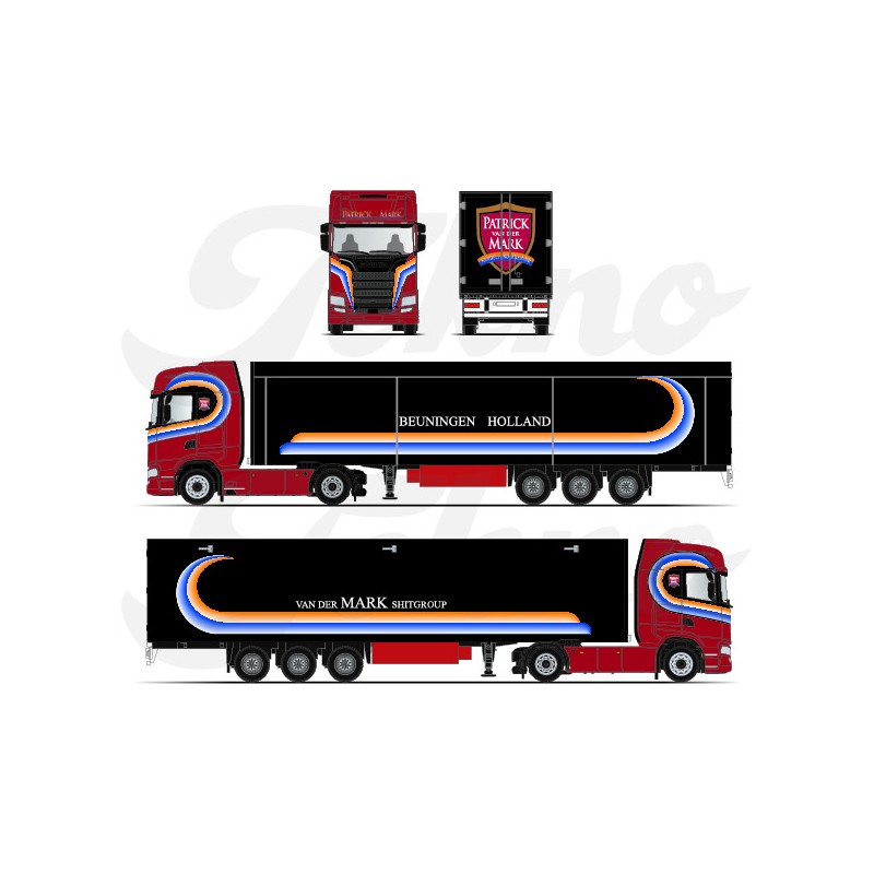 Tekno Scania Next Gen S-serie Highline Patrick van der Mark 1:87 Tekno Scania Next Gen S-serie Highline Patrick van der Mark 1:87
