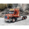 Tekno Scania Torpedo 142 sleepas trekker Werner Nielsen met 3-assige koeloplegger
