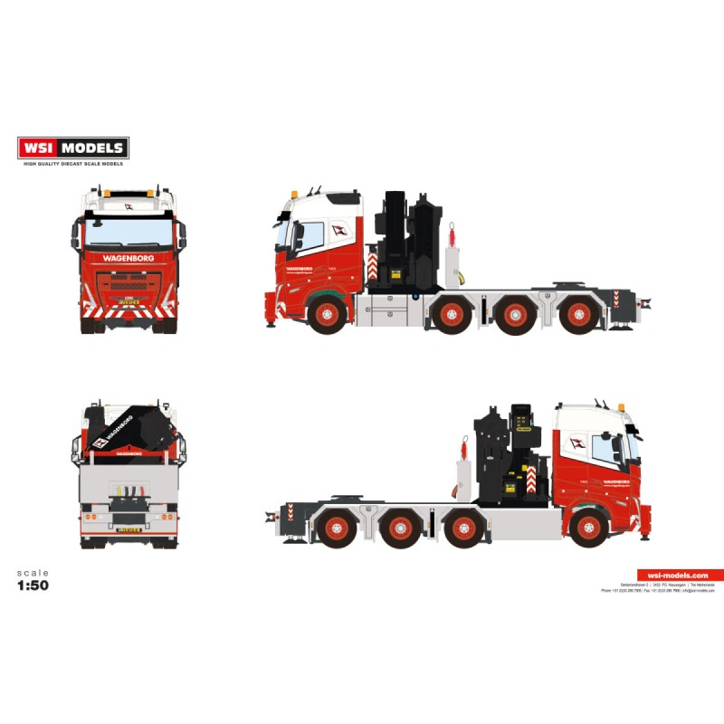 WSI VOLVO FH5 GLOBETROTTER Wagenborg Nedlift
