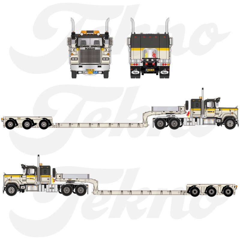 Tekno Mack RW Superliner 6x4 Van den Herik