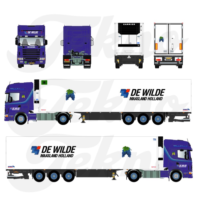 Tekno Scania 4-serie Topline De Wilde