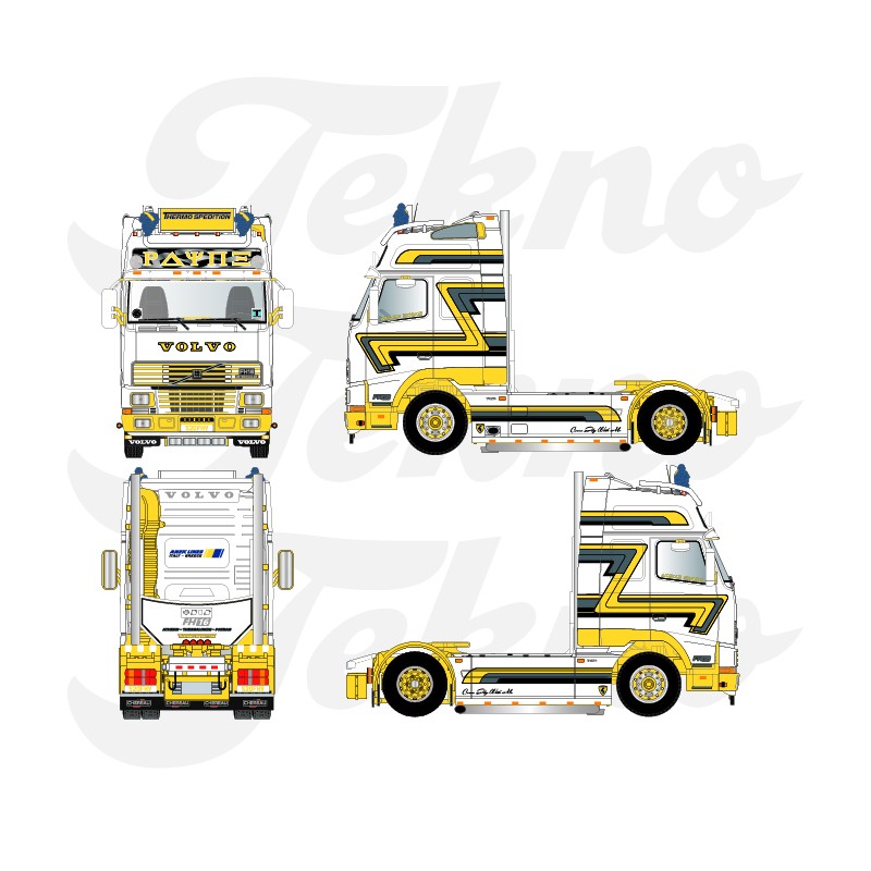 Tekno Volvo FH12 Globetrotter XL Payne - Greek Volvo