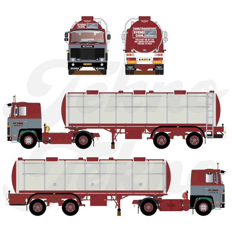 Tekno Scania 141 Svend Dahl