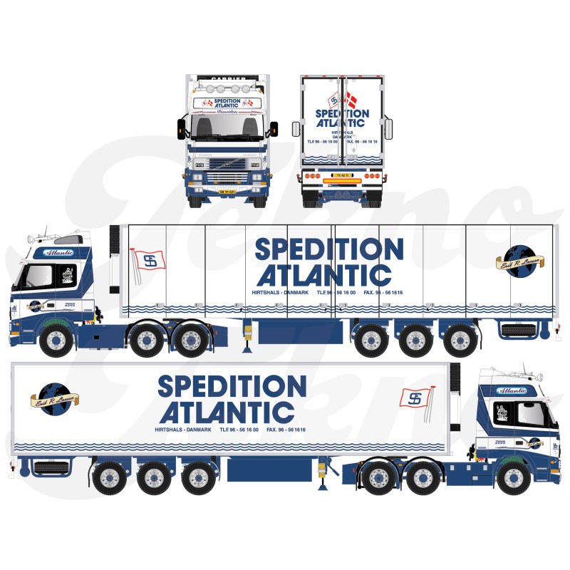 Tekno Volvo FH12 globetrotter XL 6x2 Erik R. Larsen