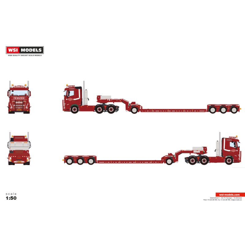 WSI VOLVO FH5 SLEEPER CAB 6X4 Loonbedrijf van Etten