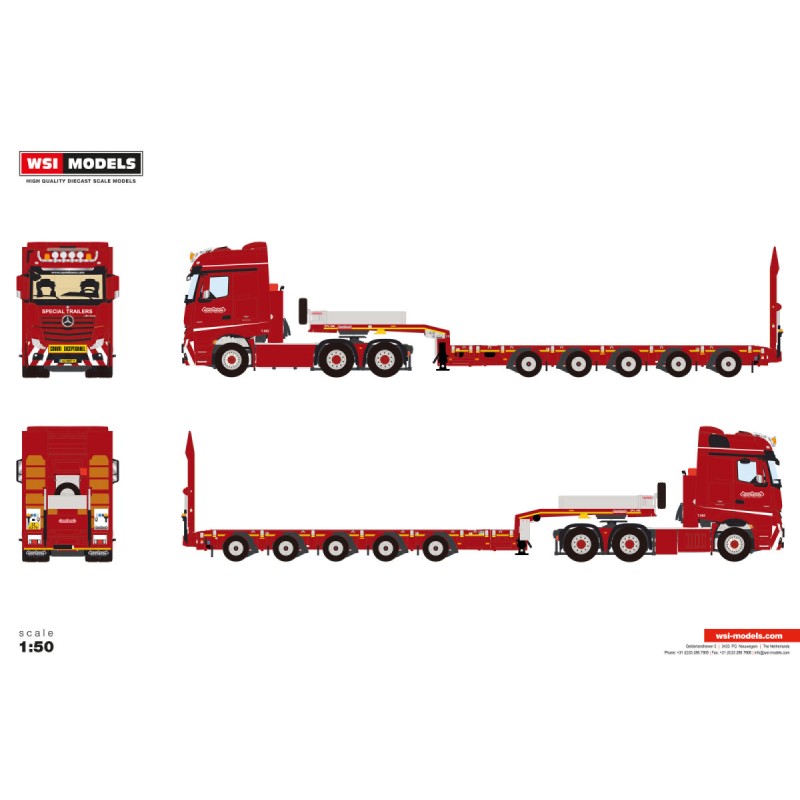 WSI Nooteboom Red Line MERCEDES-BENZ ACTROS MP5