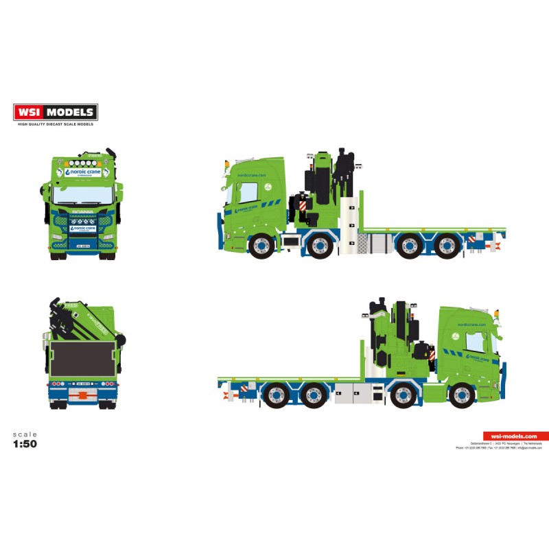 WSI SCANIA R HIGHLINE CR20H Nordic Crane Kynningsrud