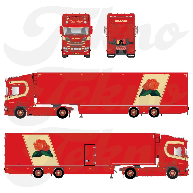 Tekno Scania Next Gen R530 Highline Fleurs van den Eijkel