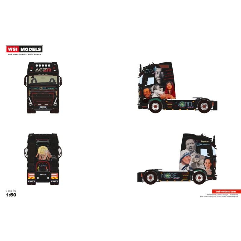 WSI VOLVO FH5 GLOBETROTTER XXL ACZM Logistique "Nobel"