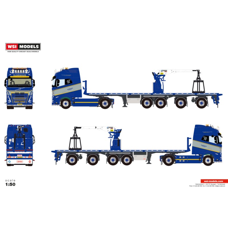 WSI VOLVO FH5 GLOBETROTTER XXL A. Oldenhuis transport