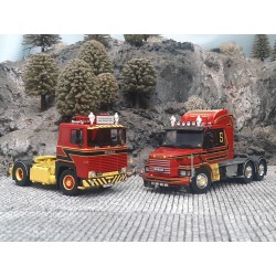 Tekno Modelset Stjarnstroms Scania 142 Torpedo en Scania 140