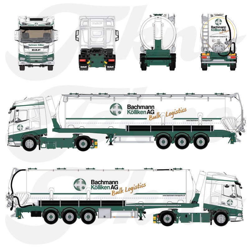 Tekno DAF XF Bachmann Silo
