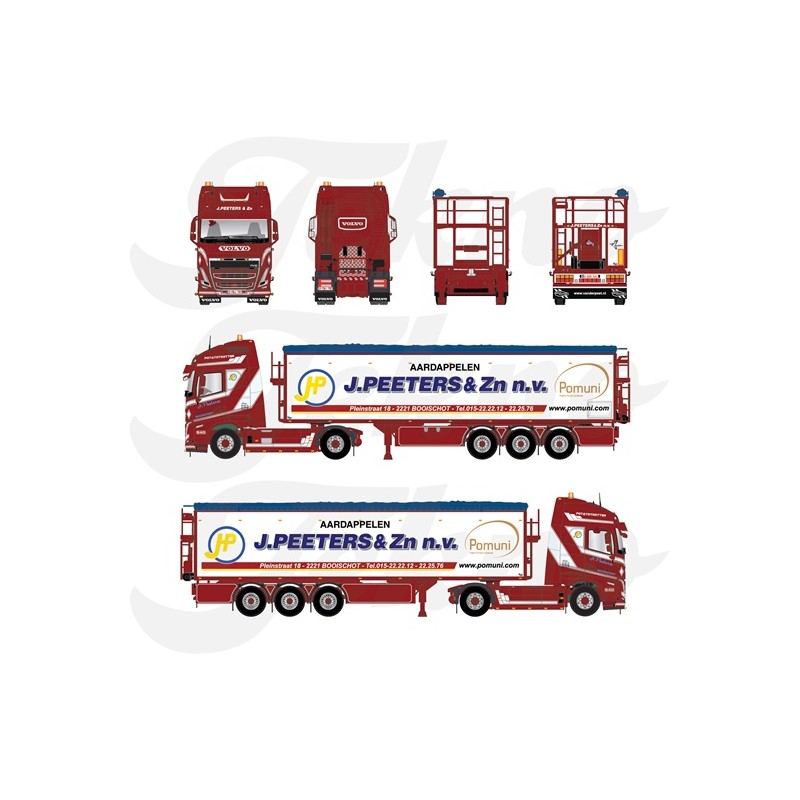 Tekno Volvo FH05 Globetrotter XL Peeters