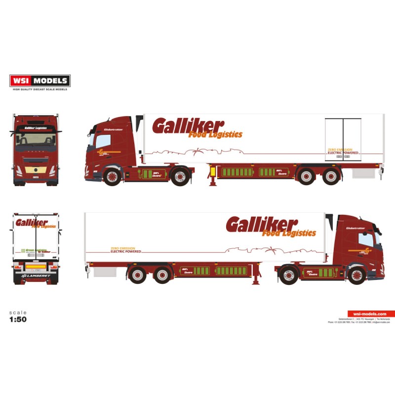 WSI VOLVO FH AERO GLOBETROTTER Galliker Electric