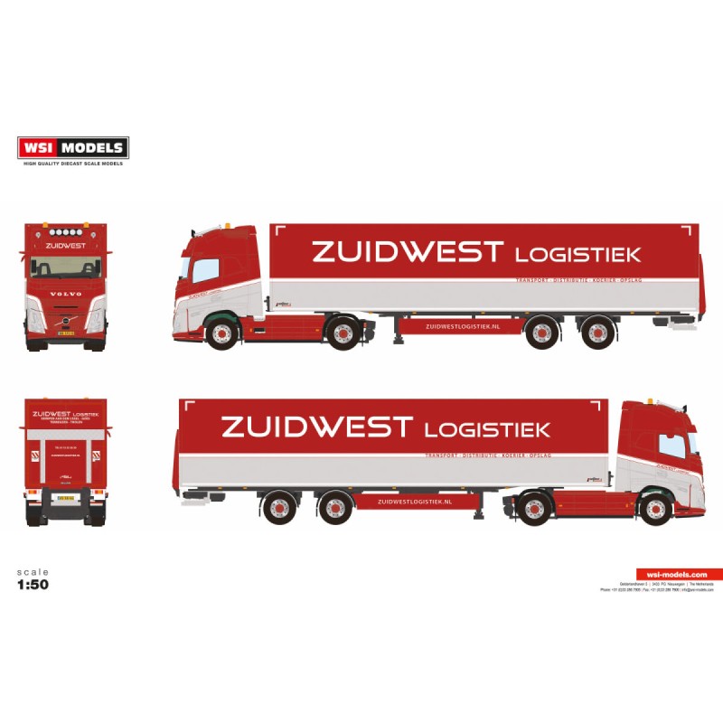 WSI VOLVO FH AERO GLOBETROTTER XL ZUIDWEST Logistiek