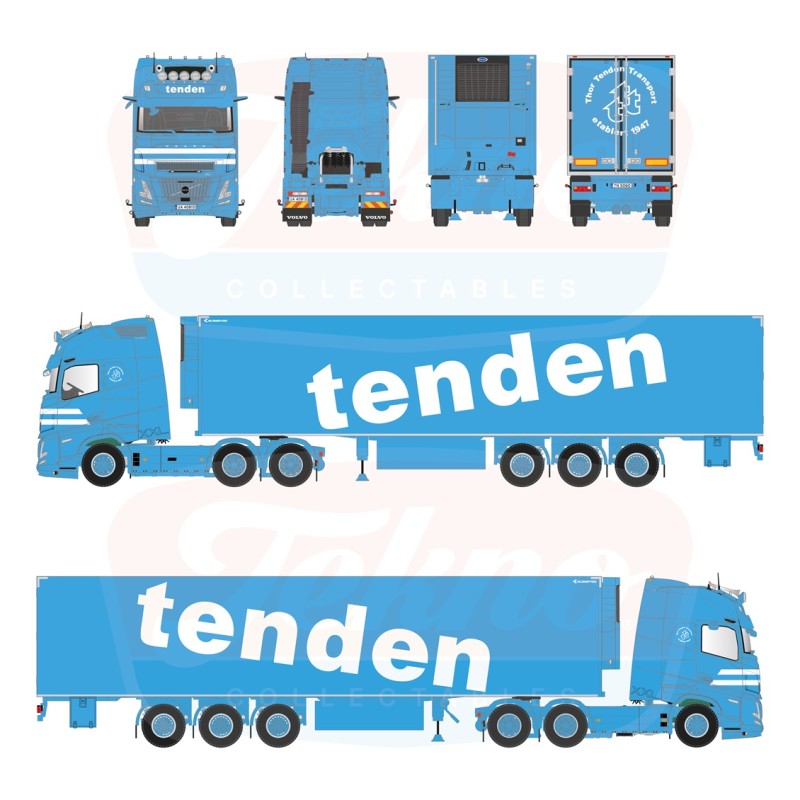 Tekno Volvo FH Aero Globetrotter XXL Tenden Transport