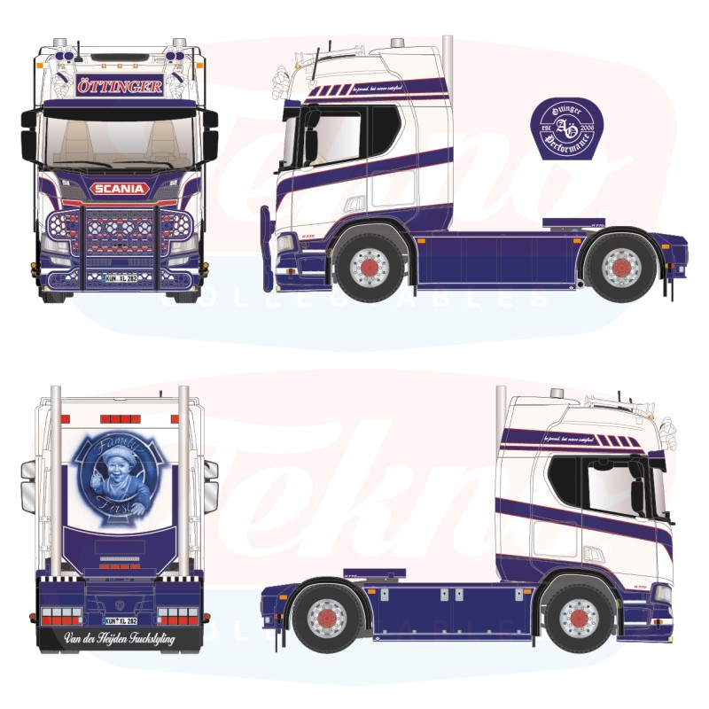 Tekno Scania NGR Highline Öttinger Transporte