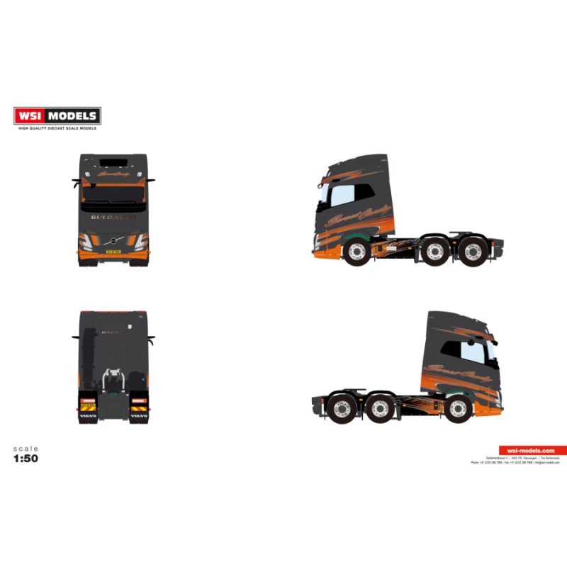 WSI Volvo FH Aero XL 6x2 Guldager