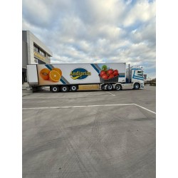 Tekno Scania NGS R530 normal cab 6x2 Cibatrans met Andiprim koeloplegger