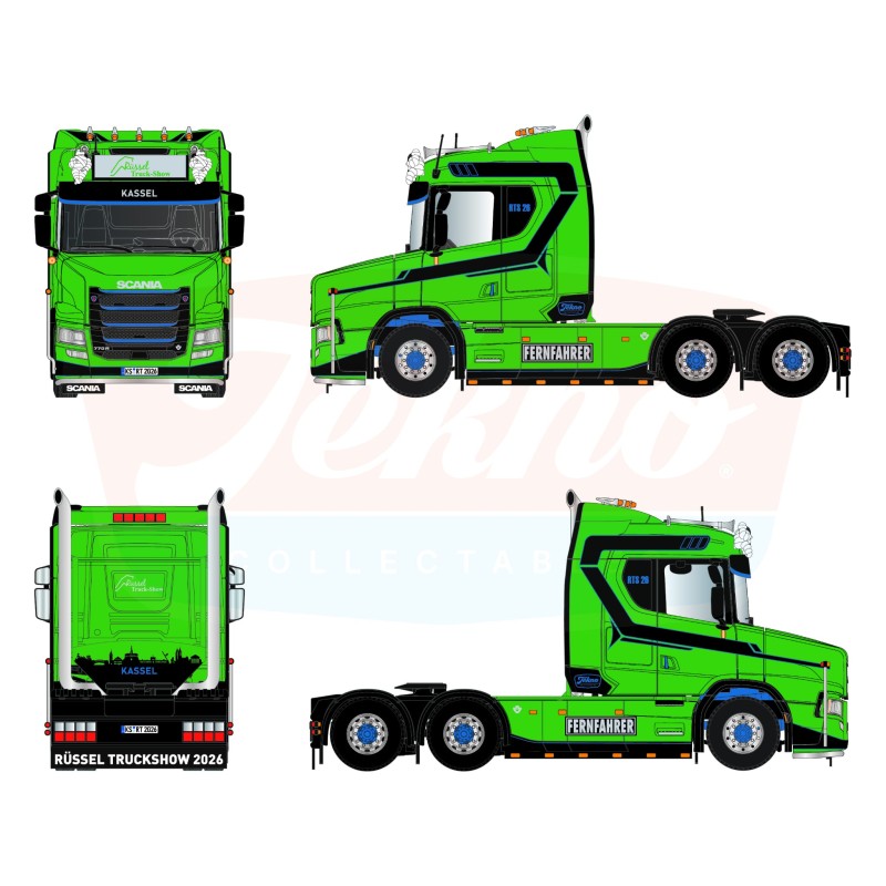 Tekno Tuft RT normal roof 6x2 Rüssel Truckshow 2026