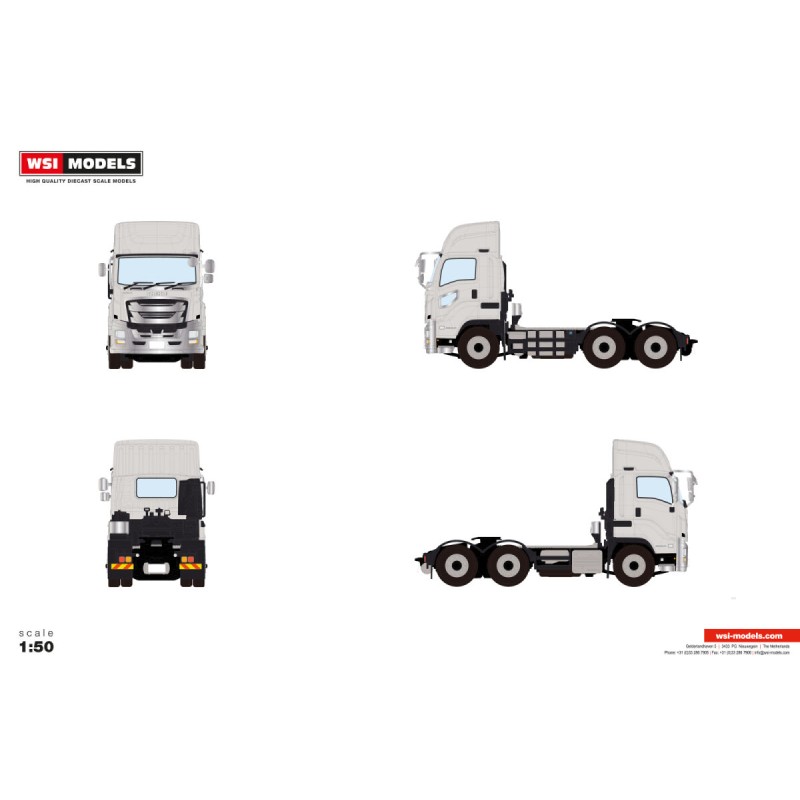 WSI ISUZU GIGA SHORT-CAB 6X4 Grijs